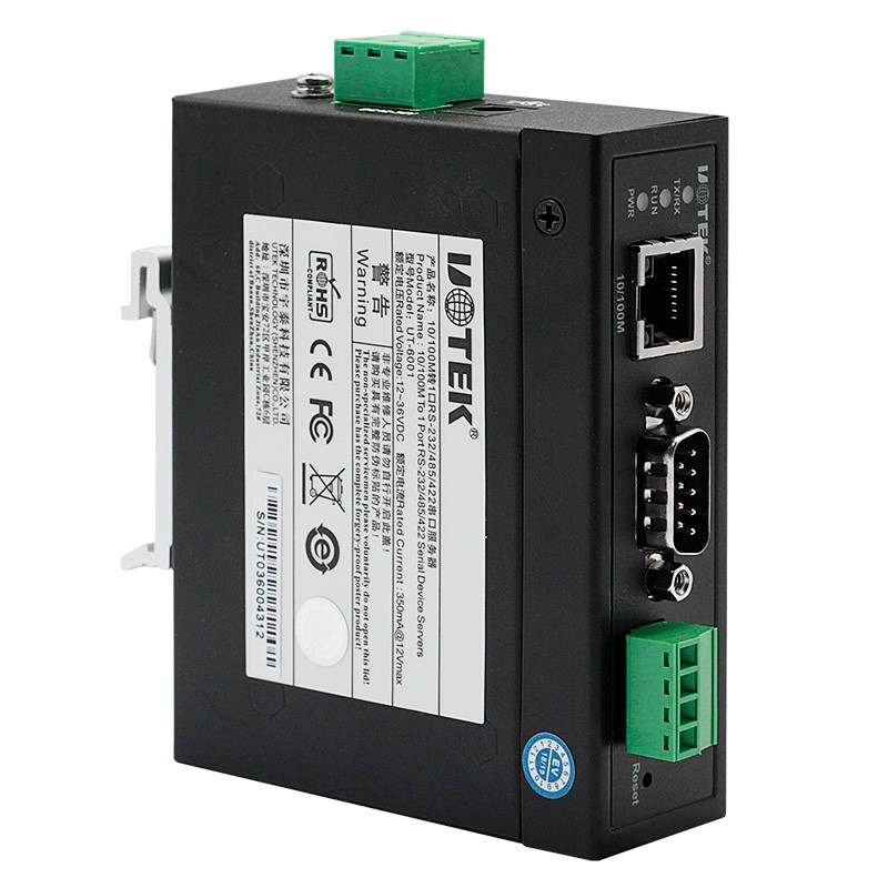 1口RS-232/485/422Modbus 網關